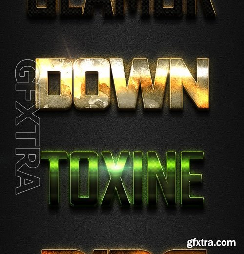 GraphicRiver - 3D Photoshop Text Effects Vol3 16562410