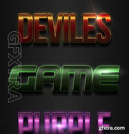 GraphicRiver - 3D Photoshop Text Effects Vol5 16578340