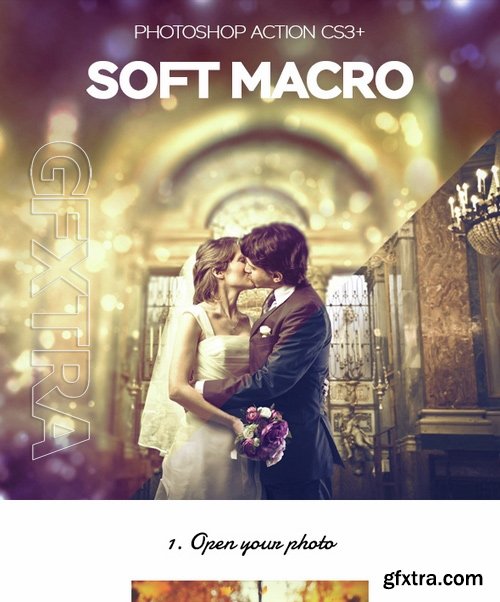 GraphicRiver - Macro Soft Photoshop Action 14673095