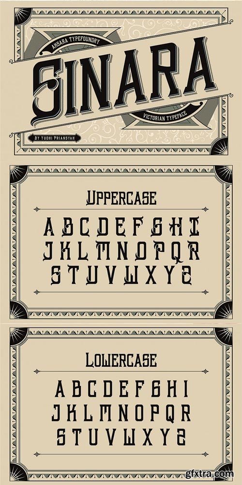 Sinara Typeface Font Family