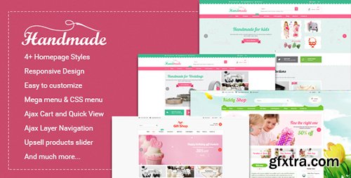 ThemeForest - Handmade v1.0.0 - Multipurpose Responsive Magento Theme (Update: 1 January 16) - 13133008