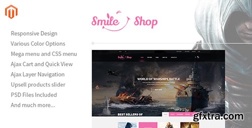 ThemeForest - Smileshop v1.0.0 - Multipurpose Responsive Magento Theme - 13401878