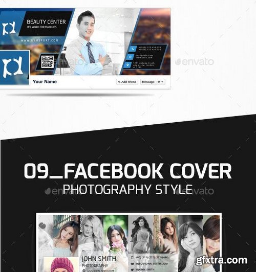 GraphicRiver 16 Style Facebook Cover Templates 10336526