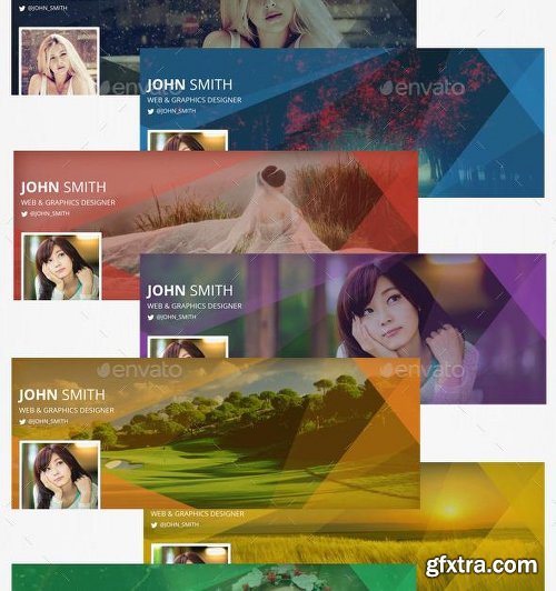 GraphicRiver 16 Style Facebook Cover Templates 10336526