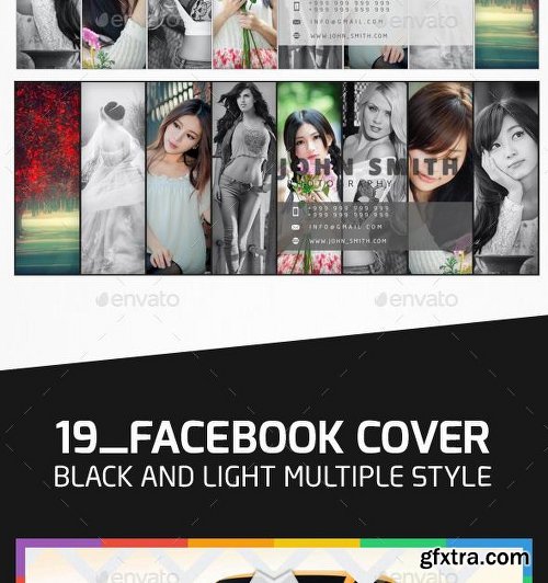 GraphicRiver 16 Style Facebook Cover Templates 10336526