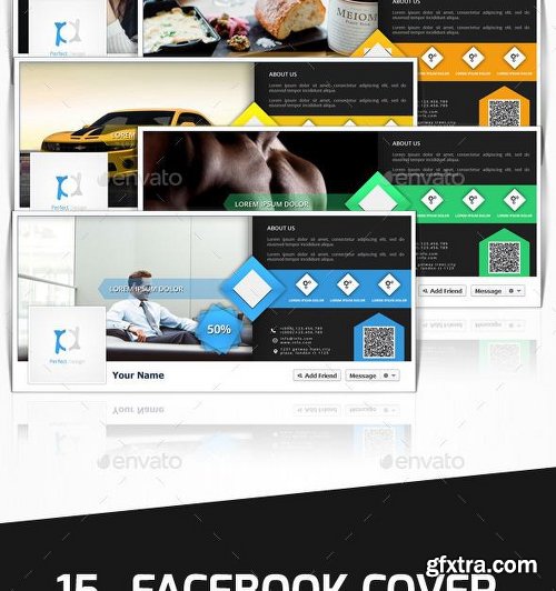 GraphicRiver 16 Style Facebook Cover Templates 10336526