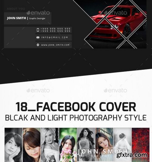 GraphicRiver 16 Style Facebook Cover Templates 10336526