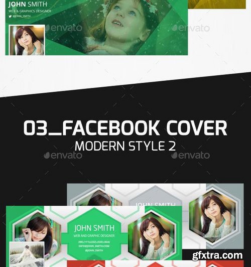 GraphicRiver 16 Style Facebook Cover Templates 10336526