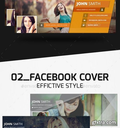 GraphicRiver 16 Style Facebook Cover Templates 10336526