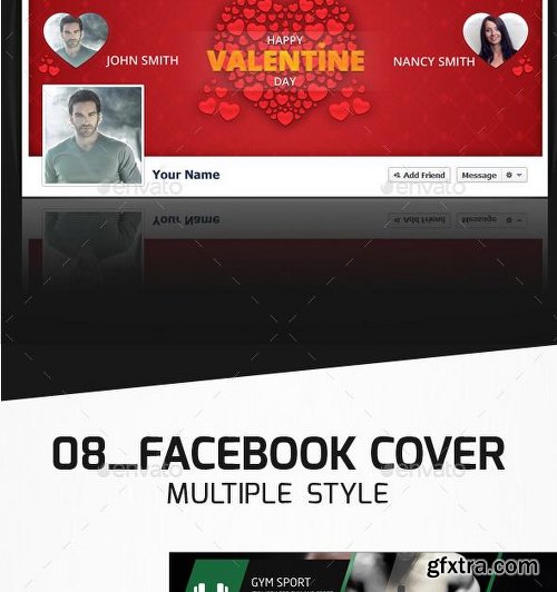 GraphicRiver 16 Style Facebook Cover Templates 10336526