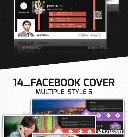 GraphicRiver 16 Style Facebook Cover Templates 10336526