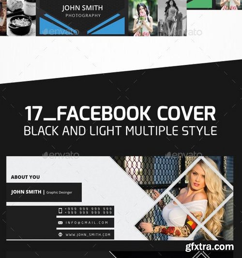 GraphicRiver 16 Style Facebook Cover Templates 10336526