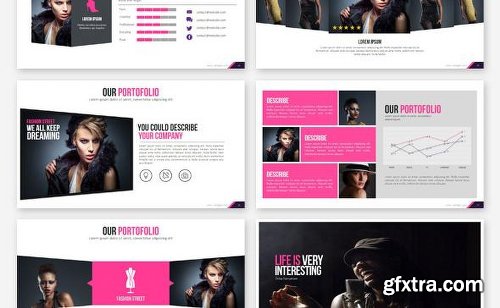 GraphicRiver Fashion Powerpoint Presentation 10436329