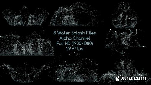 Water Splash Pack- HD Motion Graphics Footage