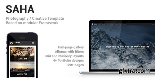 ThemeForest - Saha v1.0 - Photography / Creative Portfolio Template - 15696594