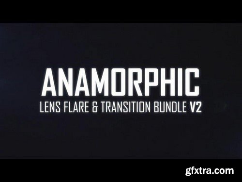 Anamorphic Lens Flare & Light Transitions Bundle V2 - Stock Video Footage