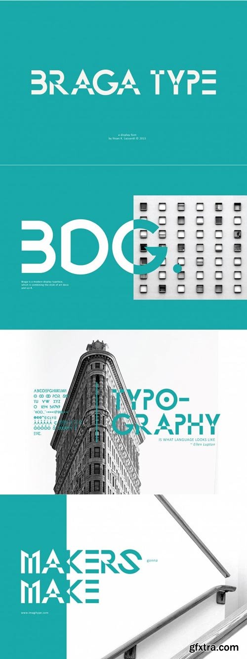 Braga Typeface Font Family