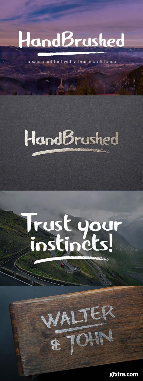 HandBrushed Font Family