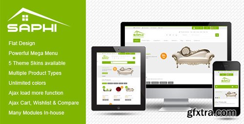 ThemeForest - SM Saphi v1.2.0 - Responsive Magento Theme - 6448938