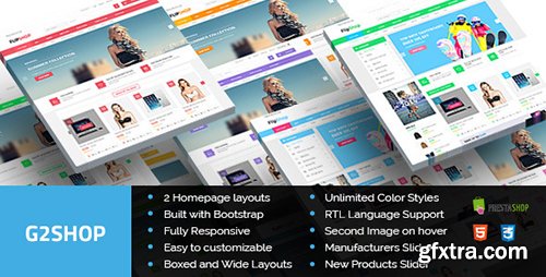 ThemeForest - G2Shop v1.1.2 - Responsive Prestashop Theme - 9749633