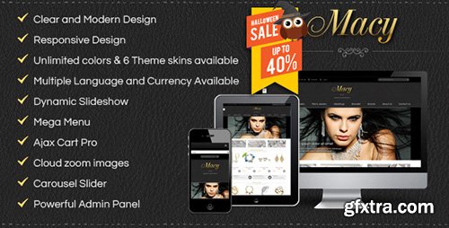 ThemeForest - SM Macy v1.1.0 - Responsive Magento Theme - 4998227