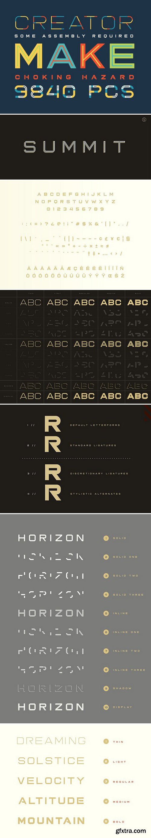 Summit font