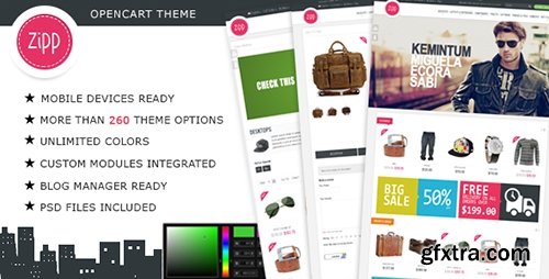 ThemeForest - Zipp - OpenCart Premium Theme (Update: 11 July 14) - 6201638