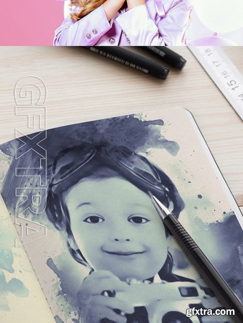 GraphicRiver - Watercolor Painting Photoshop Action 18306977