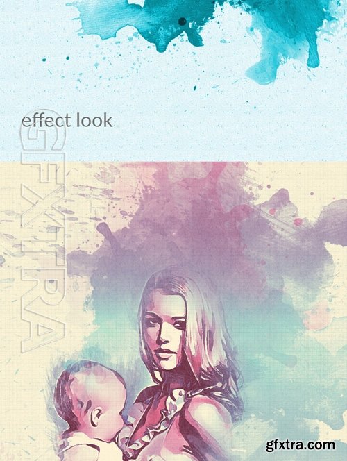 GraphicRiver - Watercolor Painting Photoshop Action 18306977