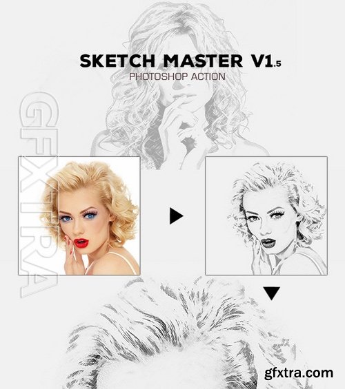 GraphicRiver - Sketch Master V 1,5 - Photoshop Action #27 18345609