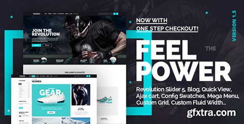 ThemeForest - Athlete v1.5.0 - Fluid Responsive Magento Theme - 7190141