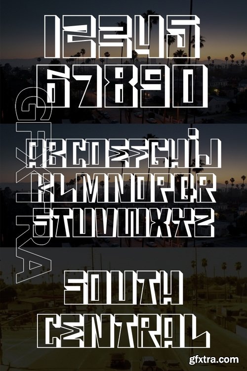 South Central - 1 font: $10.00