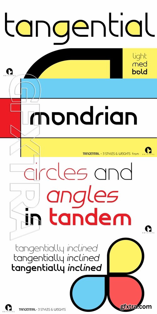Tangential - 6 fonts: $79.00