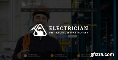 ThemeForest - Electrician - Premium Electrician PSD Template 13046298