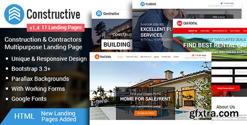 ThemeForest - Constructive v1.1 - Contractors Multipurpose HTML Landing Page - 11735549