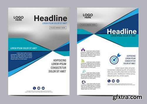 Corporate Templates of Brochures 17 - 24xEPS