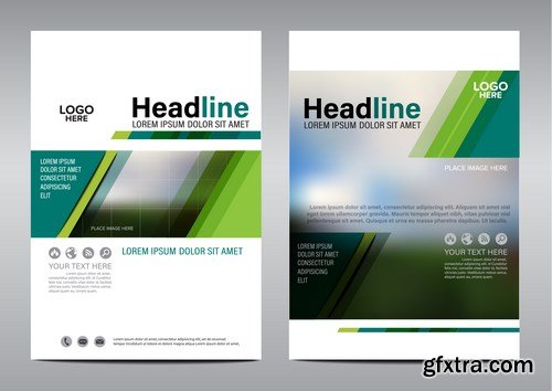 Corporate Templates of Brochures 17 - 24xEPS