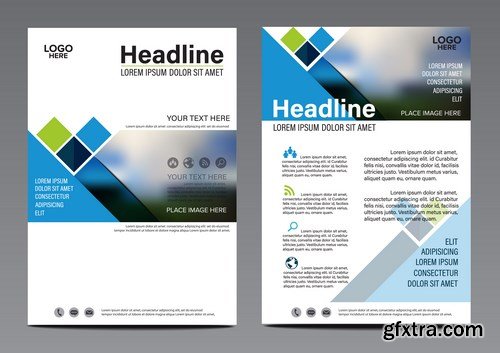 Corporate Templates of Brochures 17 - 24xEPS