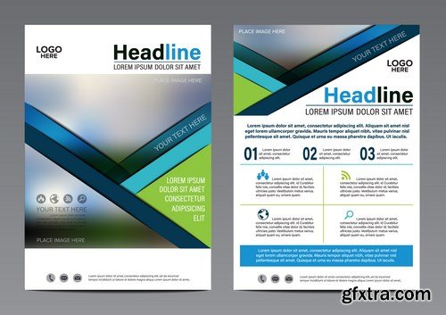 Corporate Templates of Brochures 17 - 24xEPS