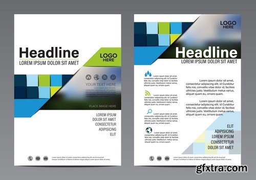 Corporate Templates of Brochures 17 - 24xEPS