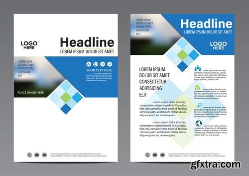 Corporate Templates of Brochures 17 - 24xEPS