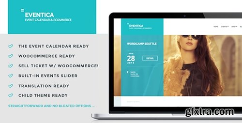 ThemeForest - Eventica v1.10.0 - Event Calendar & Ecommerce For WordPress - 10102155