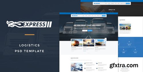 ThemeForest - Express - Transports and Logistics PSD Template 12868855