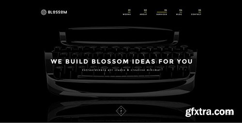 ThemeForest - Blossom - Minimal Portfolio PSD Template 12536822