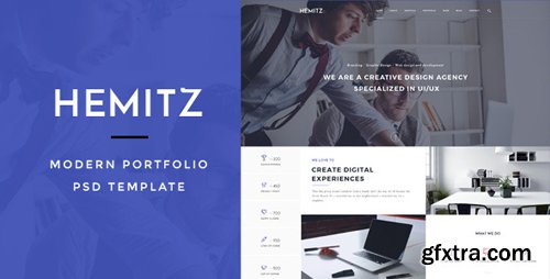 ThemeForest - Hemitz - Modern Portfolio PSD Template 13196803