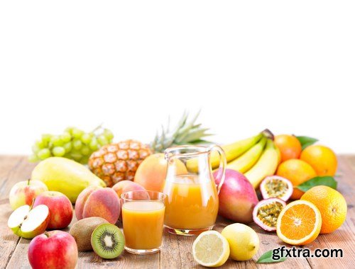 Multi Saft - Fresh Fruit, 20xUHQ JPEG Photo Stock