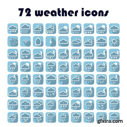 Weather Forecast Icons - 13xEPS