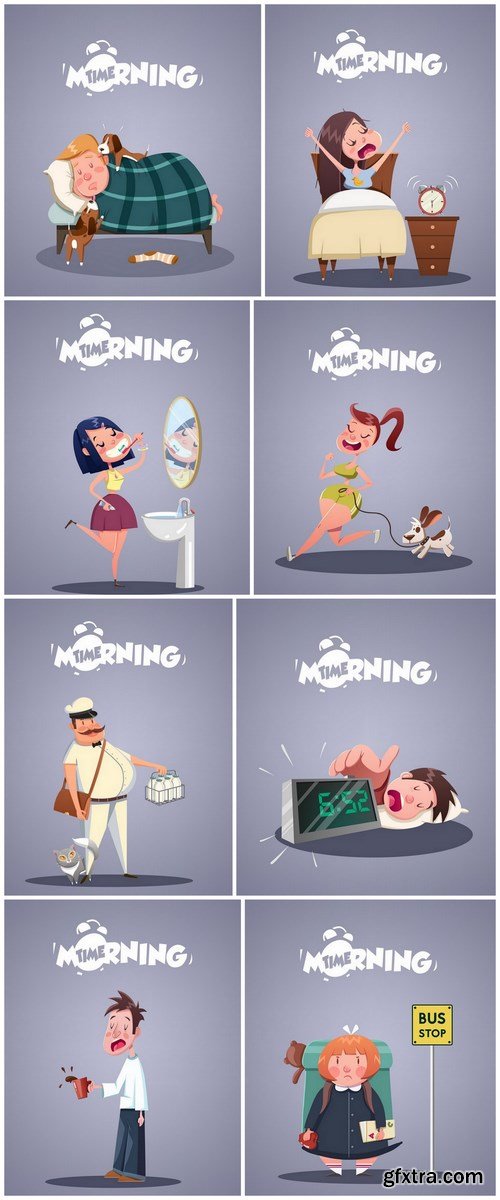 Daily Morning Life  - 8xEPS