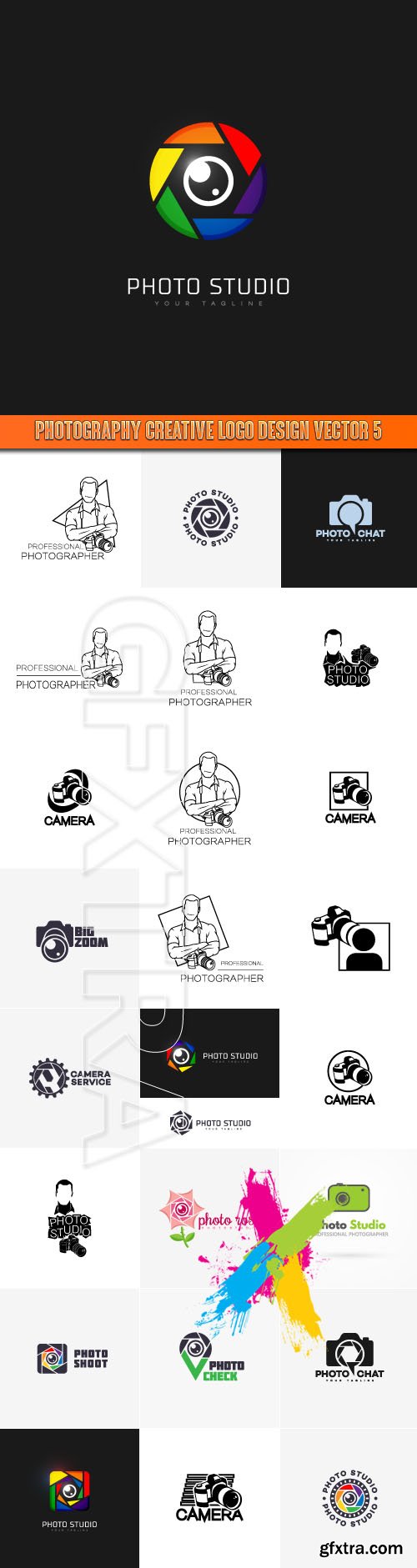 Photography Creative Logo Design vector 5