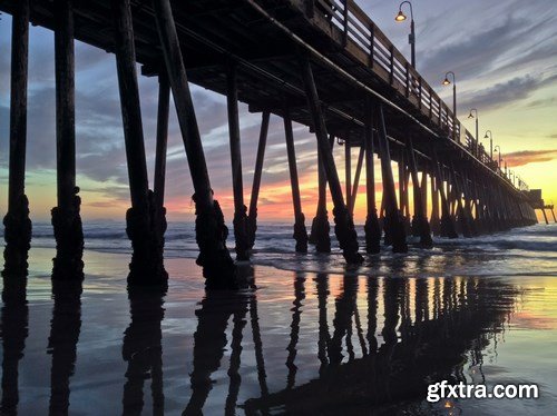 Imperial Beach Pier at Sunset Southern California United State - 10xUHQ JPEG